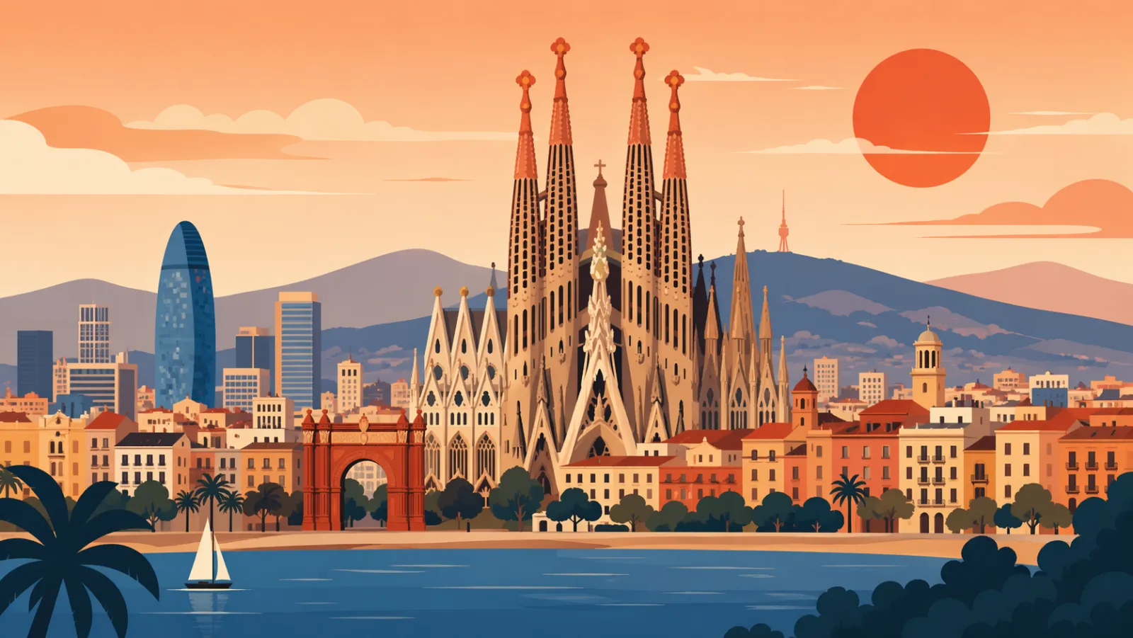 Spain eSIM destination guide illustration