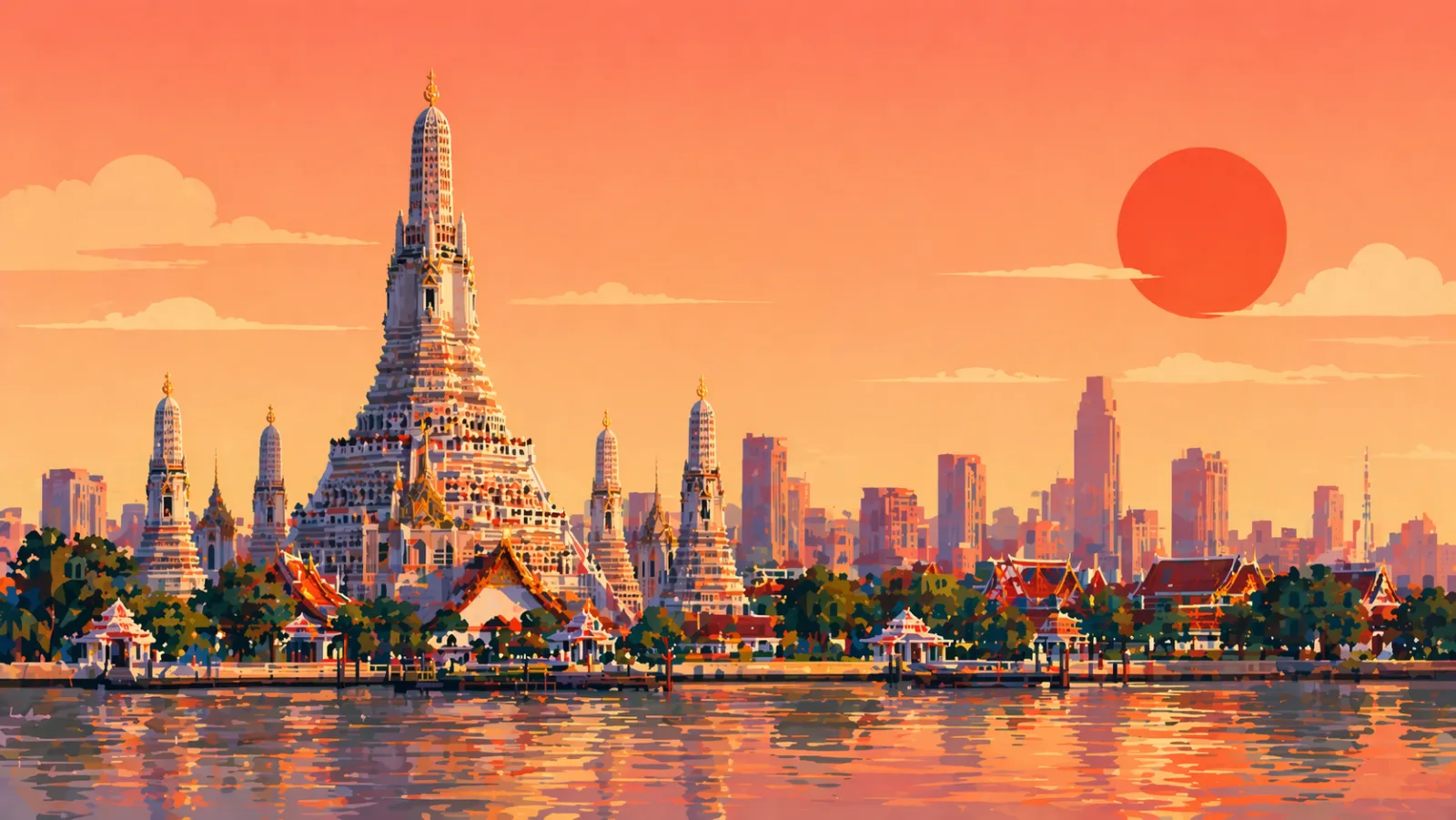 Thailand eSIM destination guide illustration